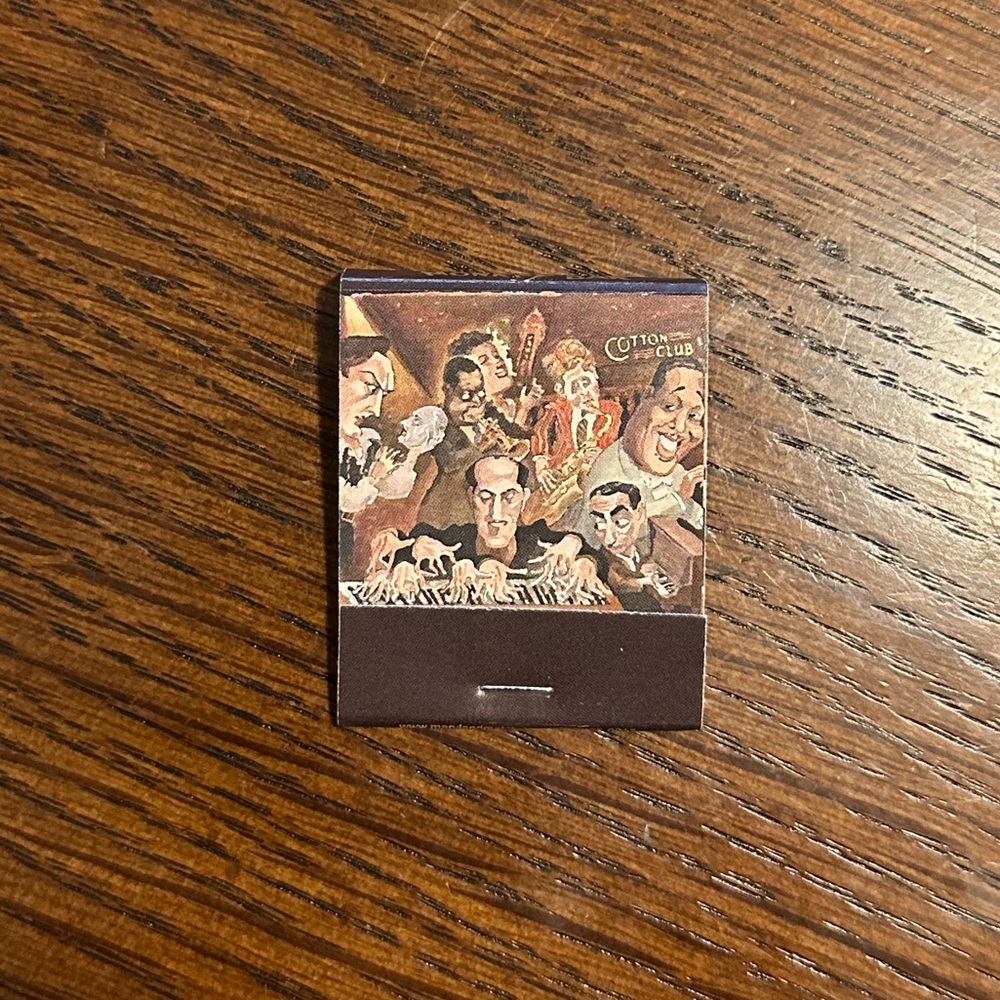 Monkey Bar matchbook